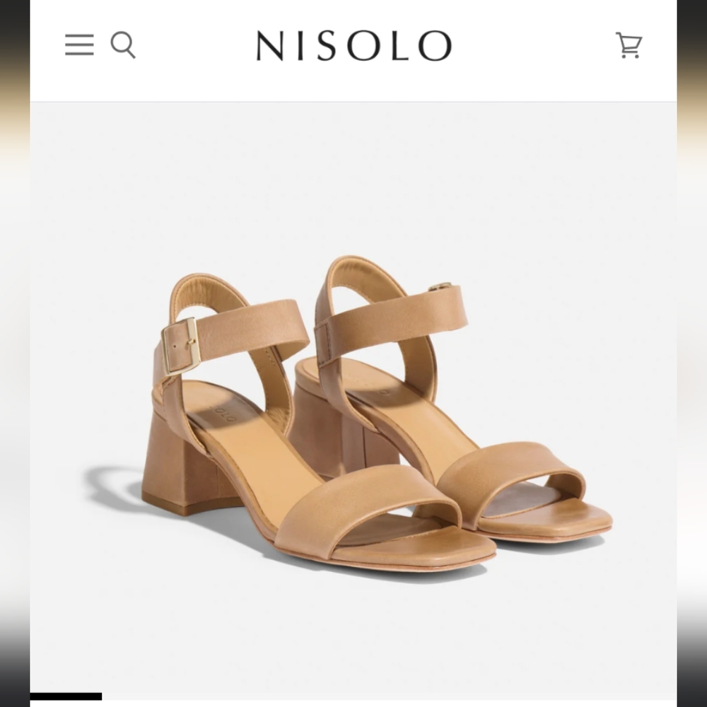 Nisolo Stella Go-To Block Heel Sandal
